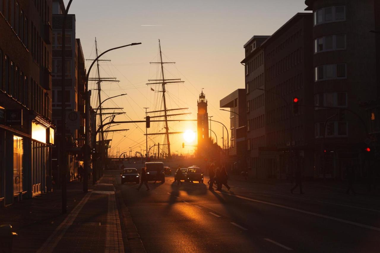 Koje Sechs I Apartment Im Zentrum Mit Hafenblick Bremerhaven Exterior foto